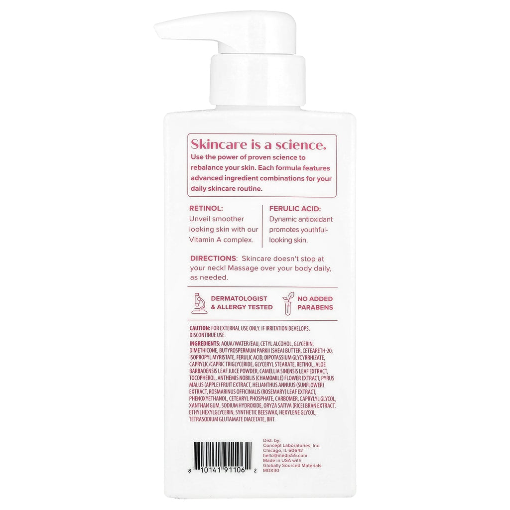 Medix 5.5, Body Cream, Age Rewind, Retinol + Ferulic Acid, 15 fl oz (444 ml)