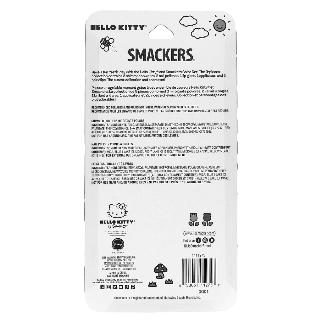 Lip Smacker, Hello Kitty Beauty Collection, 9 Piece Kit