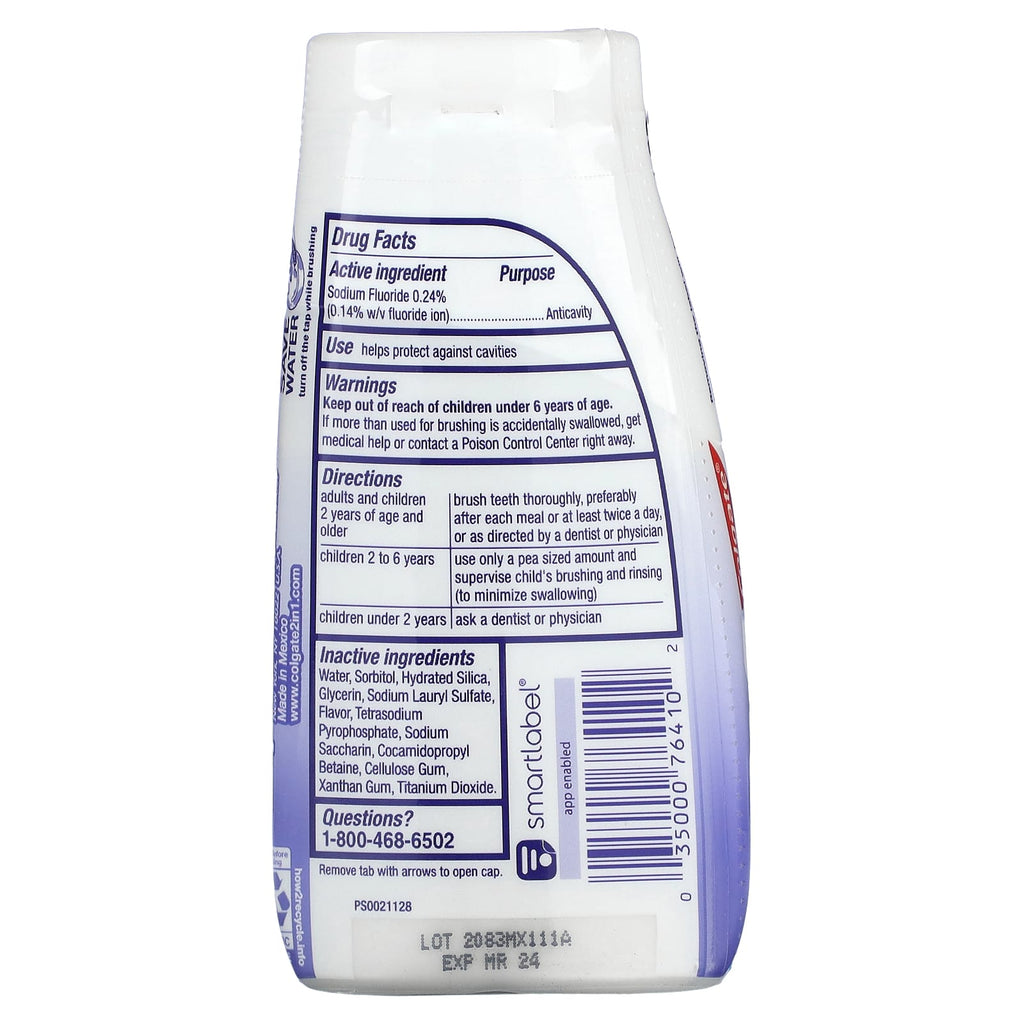 Colgate, 2 in 1 Toothpaste & Mouthwash, 4.6 oz (130 g)