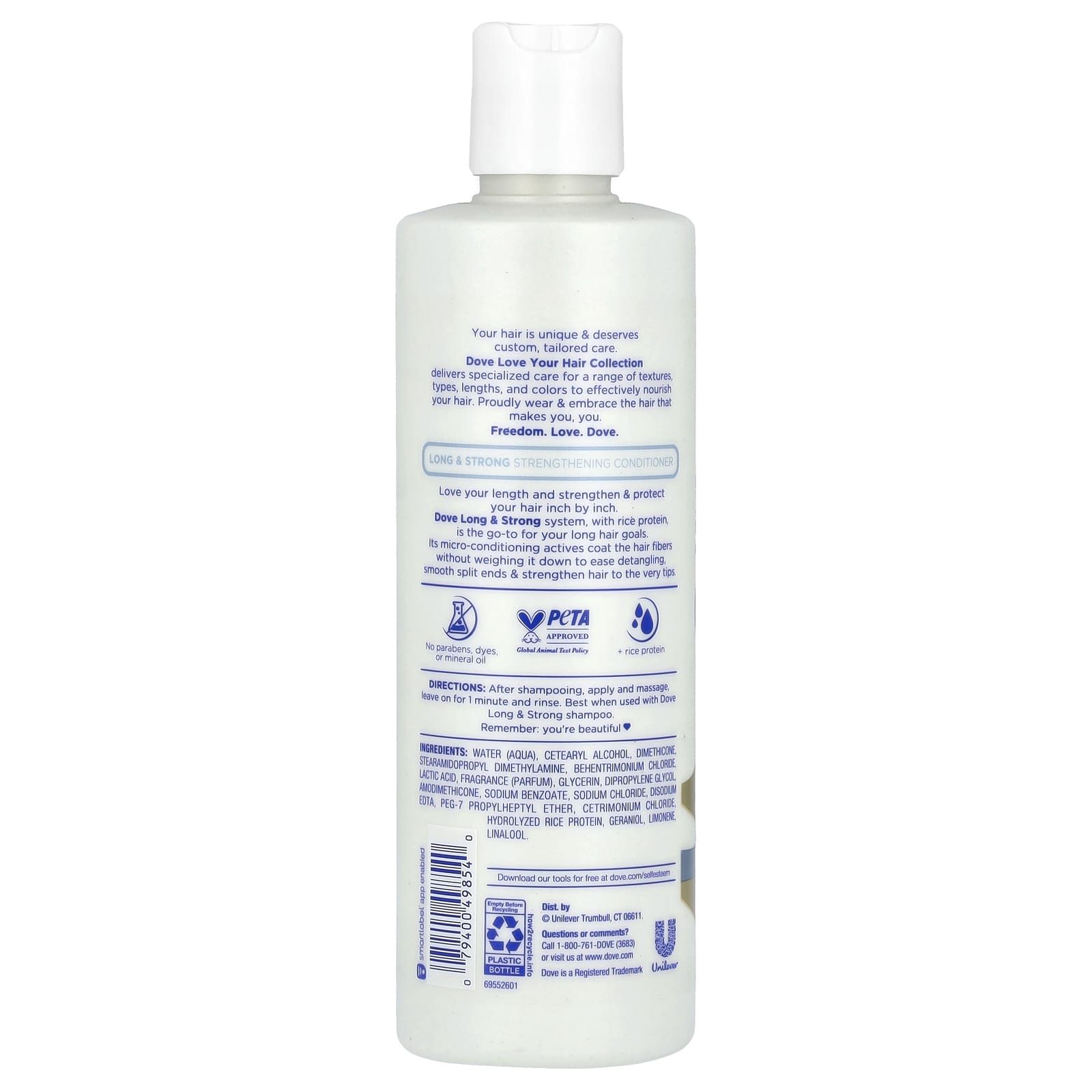 Dove, Love Your Lasting Length, Strengthening Conditioner, 13.5 fl oz (400 ml)