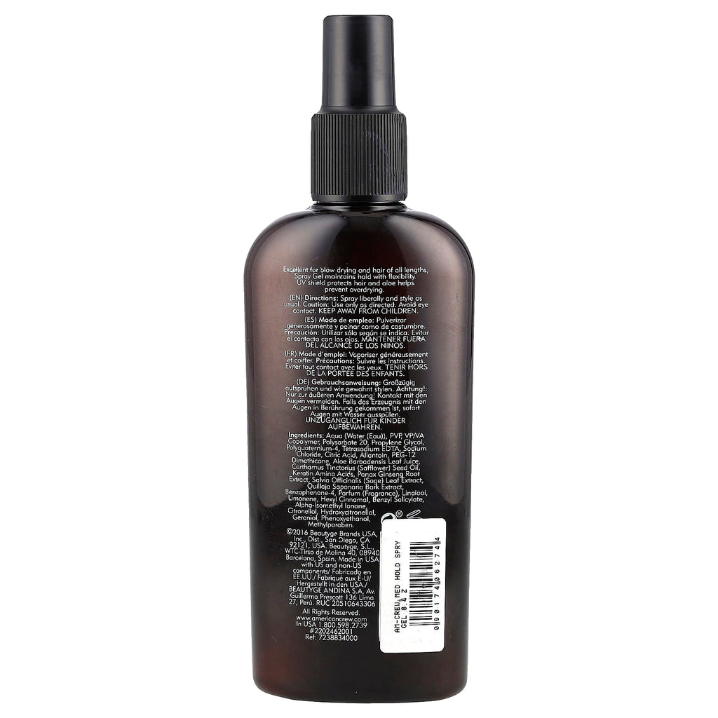 American Crew, Medium Hold Spray Gel , 8.4 fl oz (250 ml)