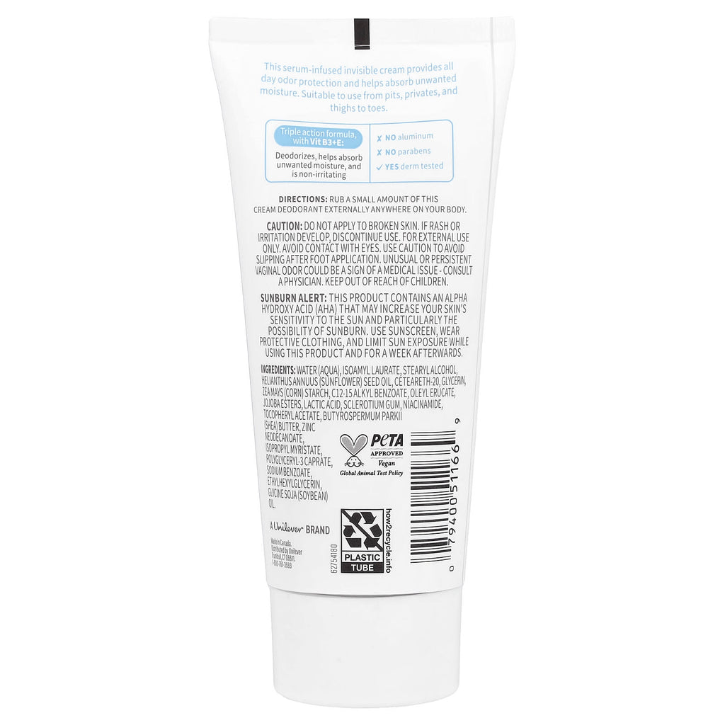 Dove, Whole Body Deo, Unscented, 2.5 fl oz (73 ml)