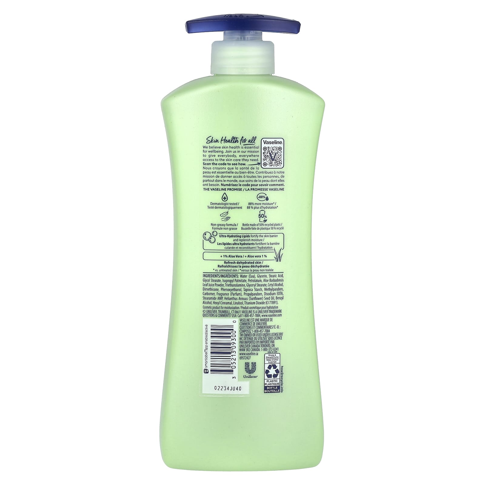 Vaseline, Intensive Care™, Soothing Hydration Lotion, 20.3 fl oz (600 ml)
