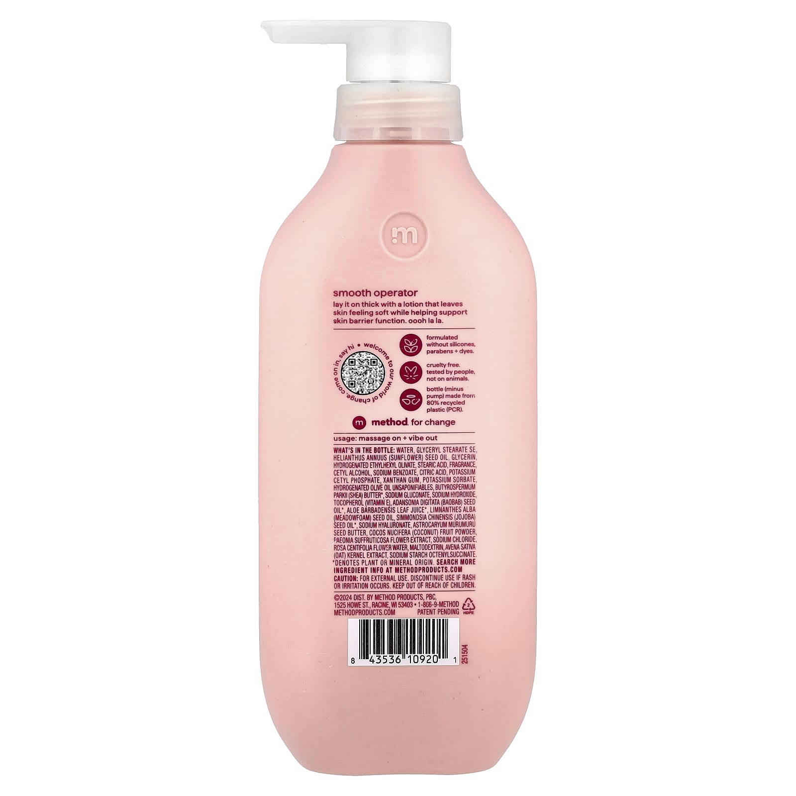 Method, Body Lotion, Pure Peace, 14 fl oz (414 ml)