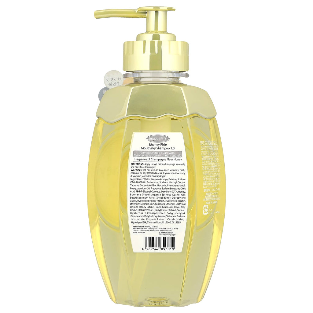 &honey, Pixie Moist Silky Shampoo 1.0, 14.8 fl oz (440 ml)