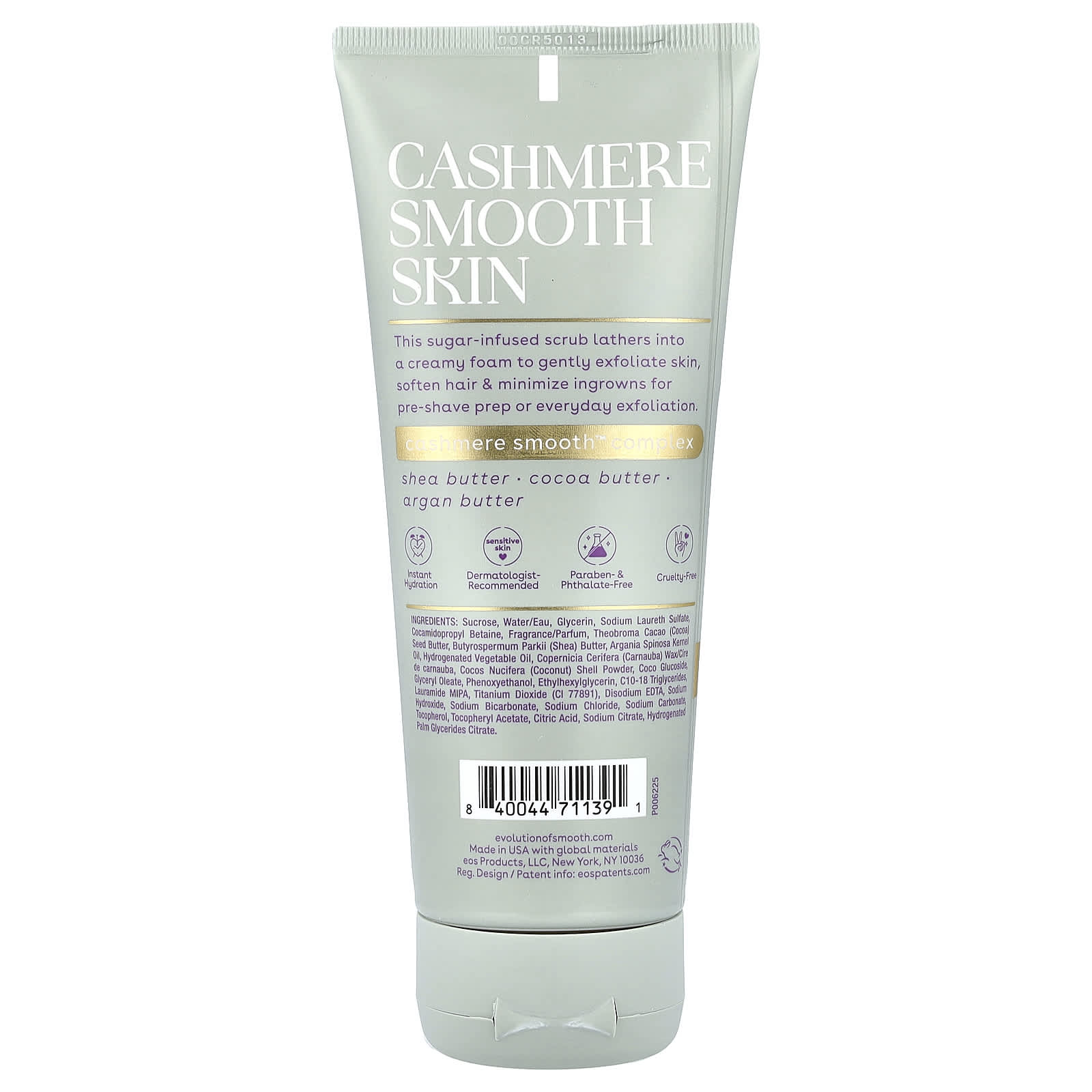 EOS, Shea Better™, Cashmere Pre-Shave Scrub, 7 fl oz (207 ml)