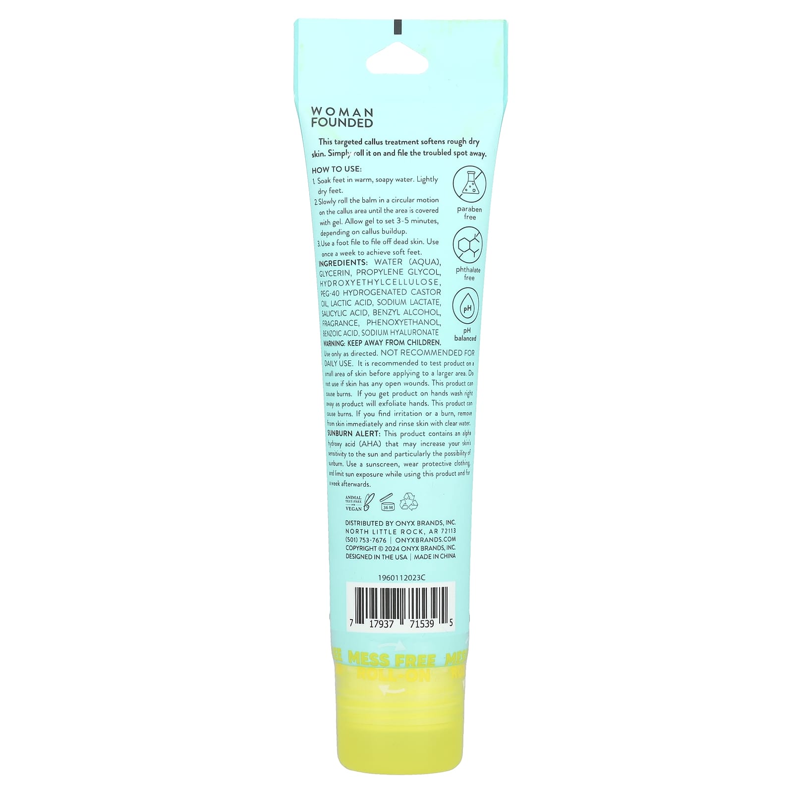Onyx Professional, Callus Fix, Callus & Corn Removing Gel, 3.5 fl oz (103 ml)