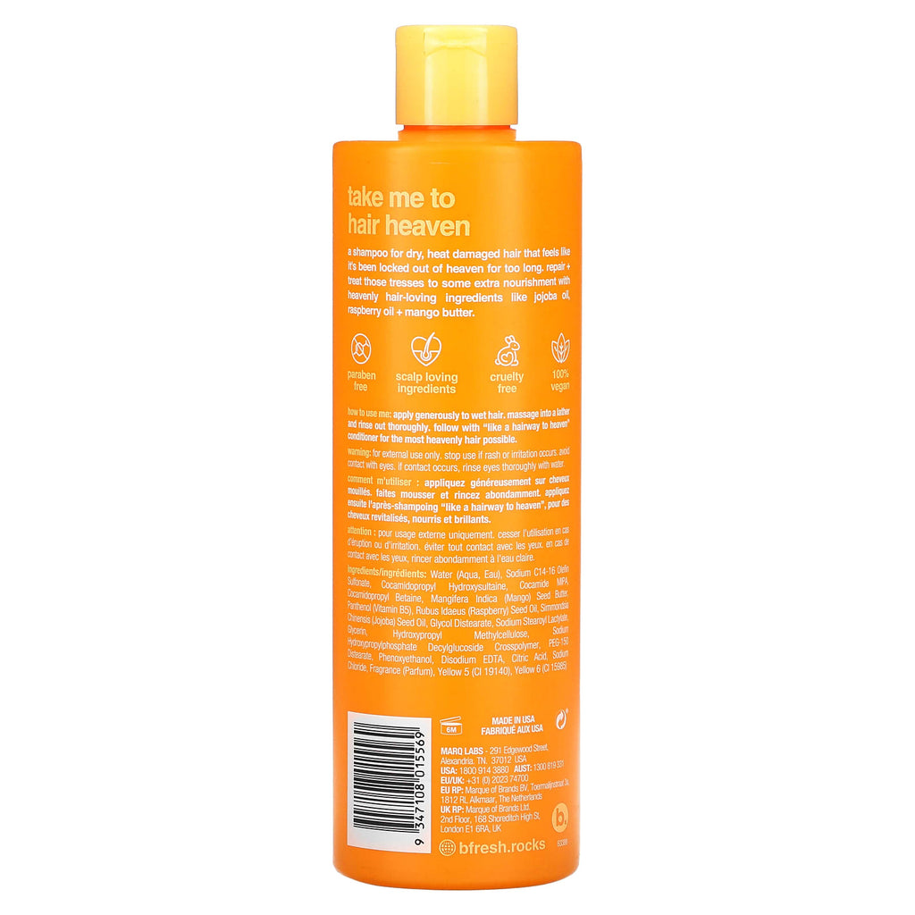 b.fresh, Ultra Nourishing Shampoo, For Dry + Heat Damaged Hair, Sweet Mango, 12 fl oz (355 ml)