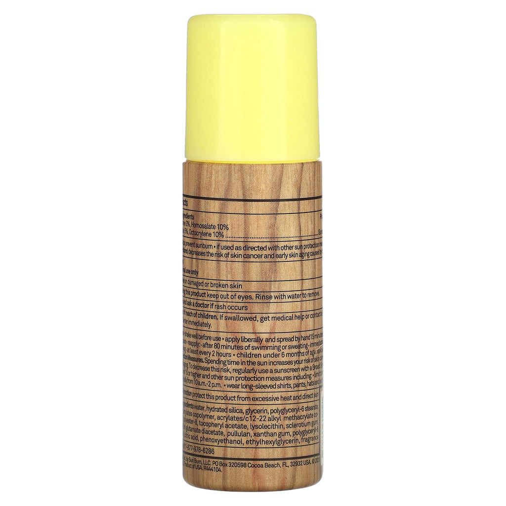 Sun Bum, Premium Moisturizing Sunscreen Roll-On Lotion, SPF 50, 3 fl oz (88 ml)