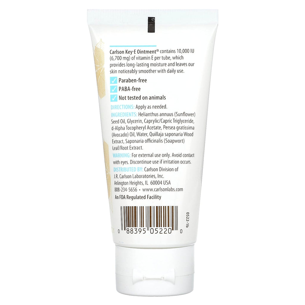 Carlson, Key- E, Hand & Body Ointment, Unscented, 2 oz (56 g)