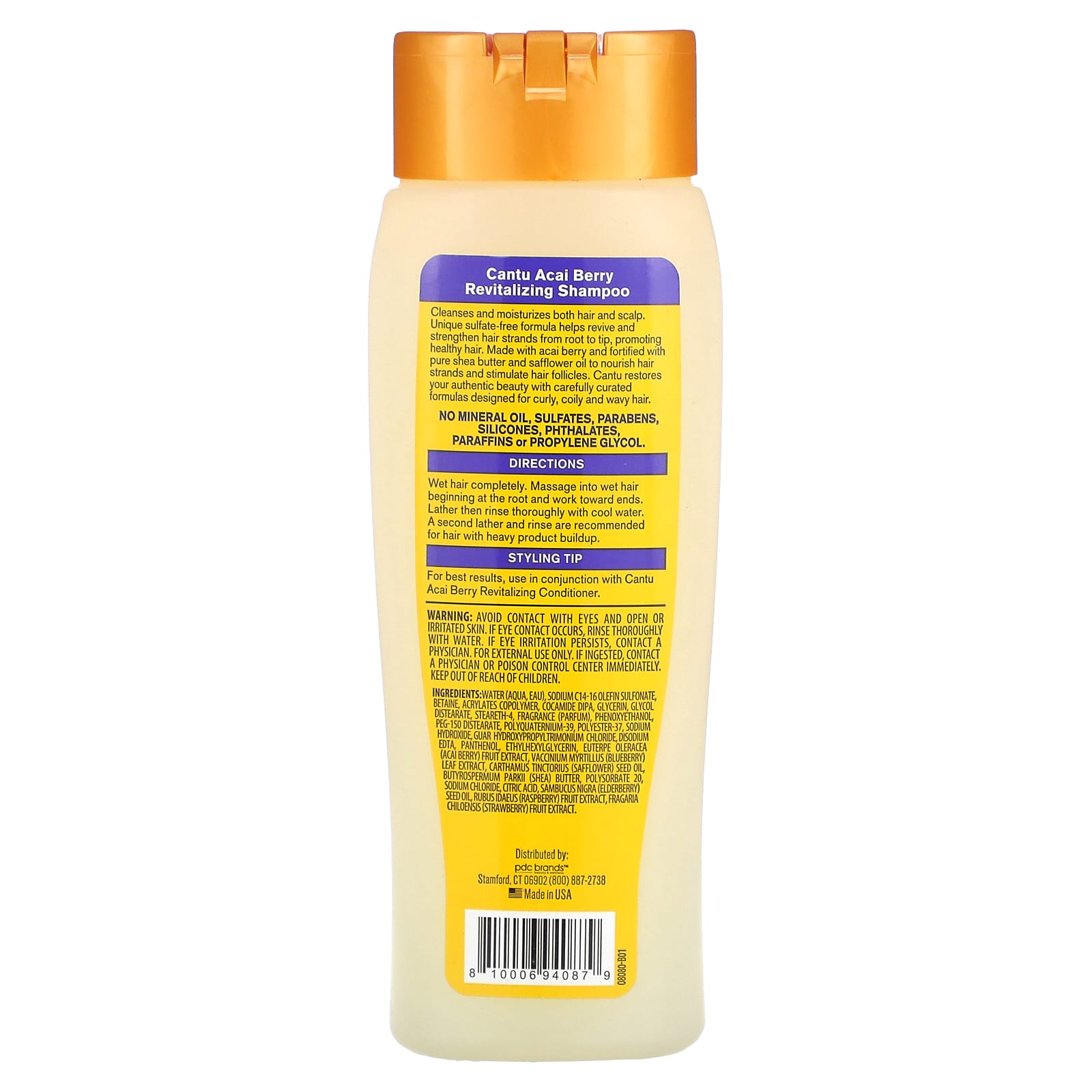 Cantu, Revitalizing Shampoo, Acai Berry, 13.5 fl oz (400 ml)