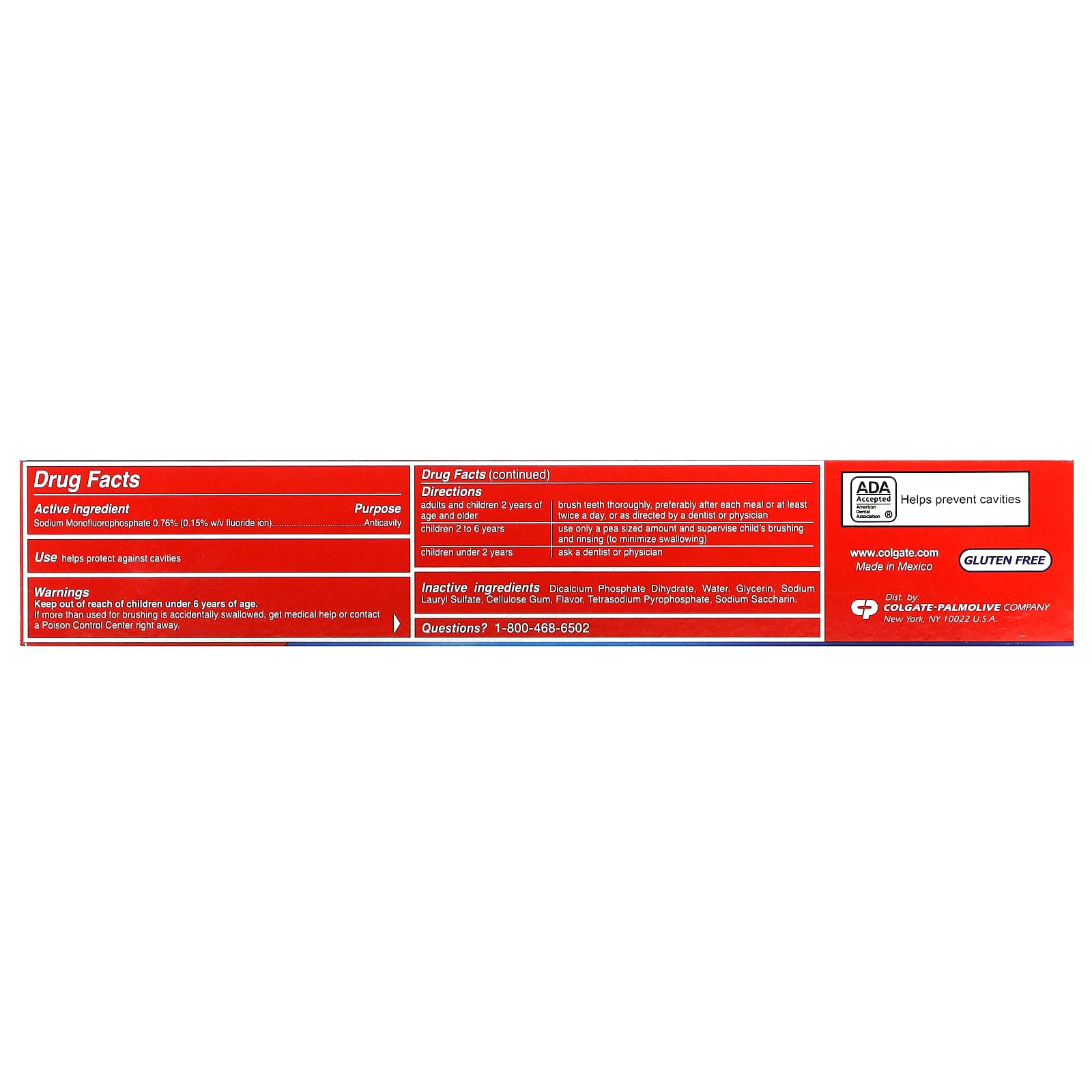 Colgate, Cavity Protection, Anticavity Fluoride Toothpaste, Great Regular, 8 oz (226 g)
