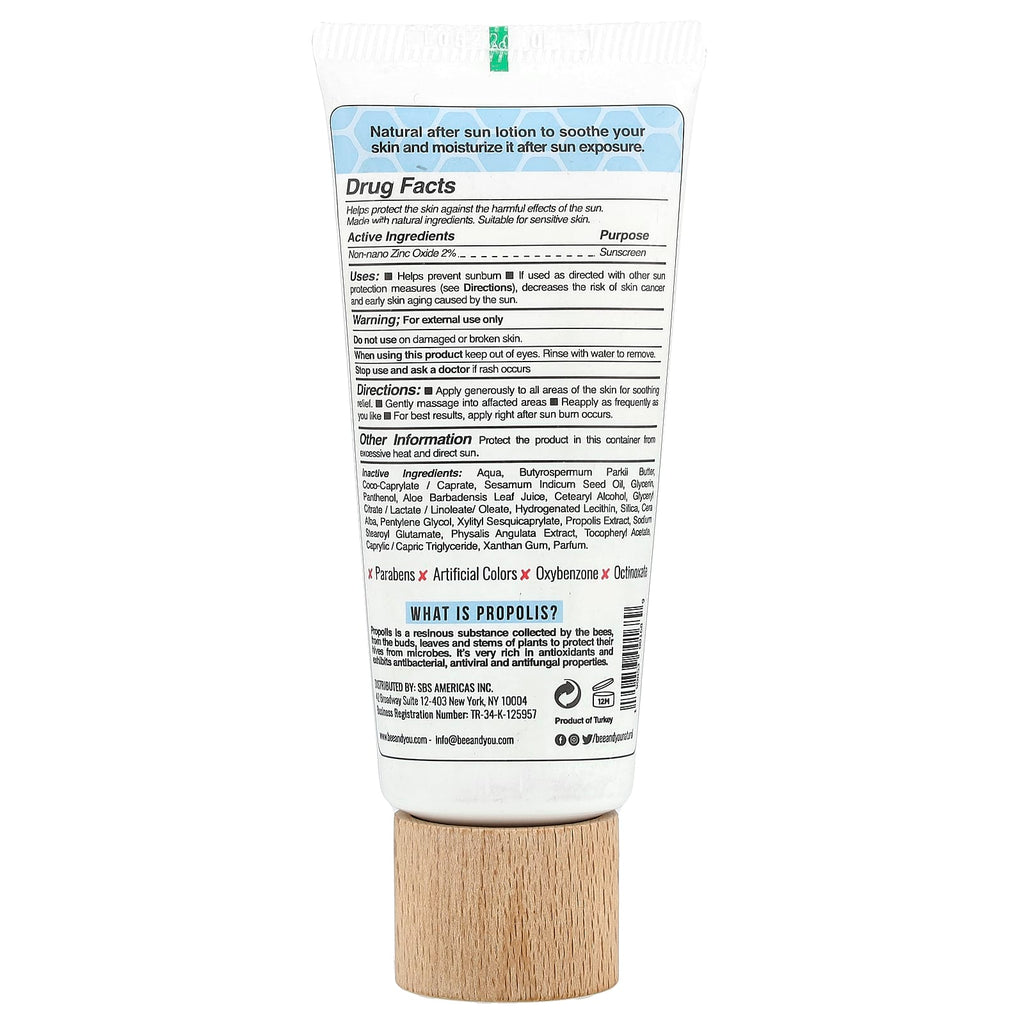 Bee & You, Natural After Sun Lotion, 80 ml