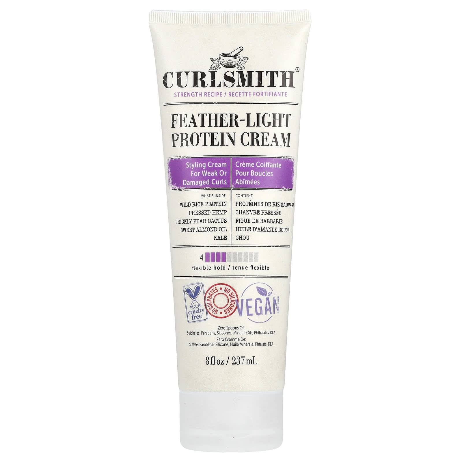 Curlsmith, Feather-Light Protein Cream, 8 fl oz (237 ml)