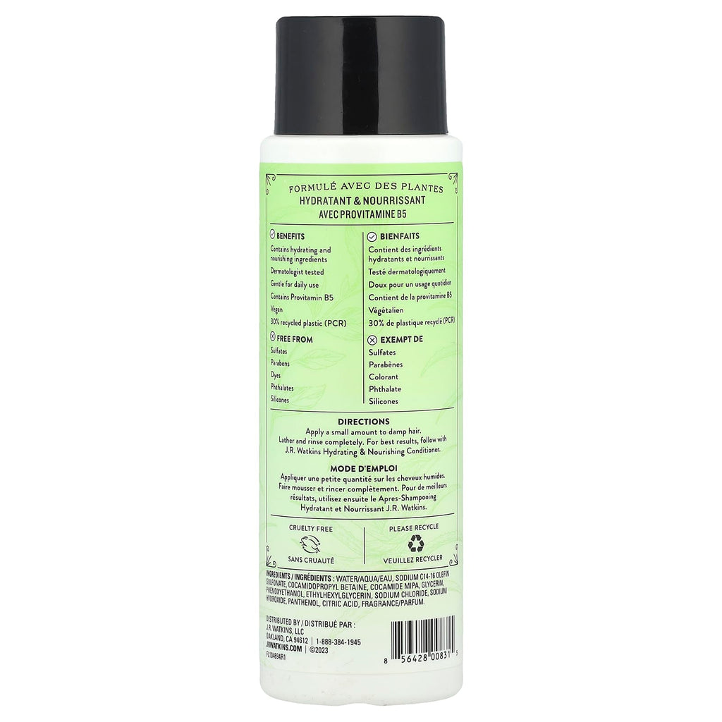 J R Watkins, Shampoo, Aloe & Green Tea, 12 fl oz (354 ml)