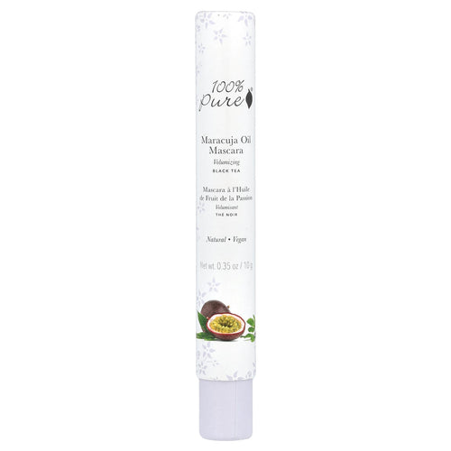 100% PURE, Maracuja Oil Mascara, Black Tea, 0.35 oz (10 g)