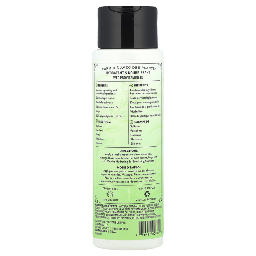 J R Watkins, Conditioner, Aloe & Green Tea, 12 fl oz (354 ml)