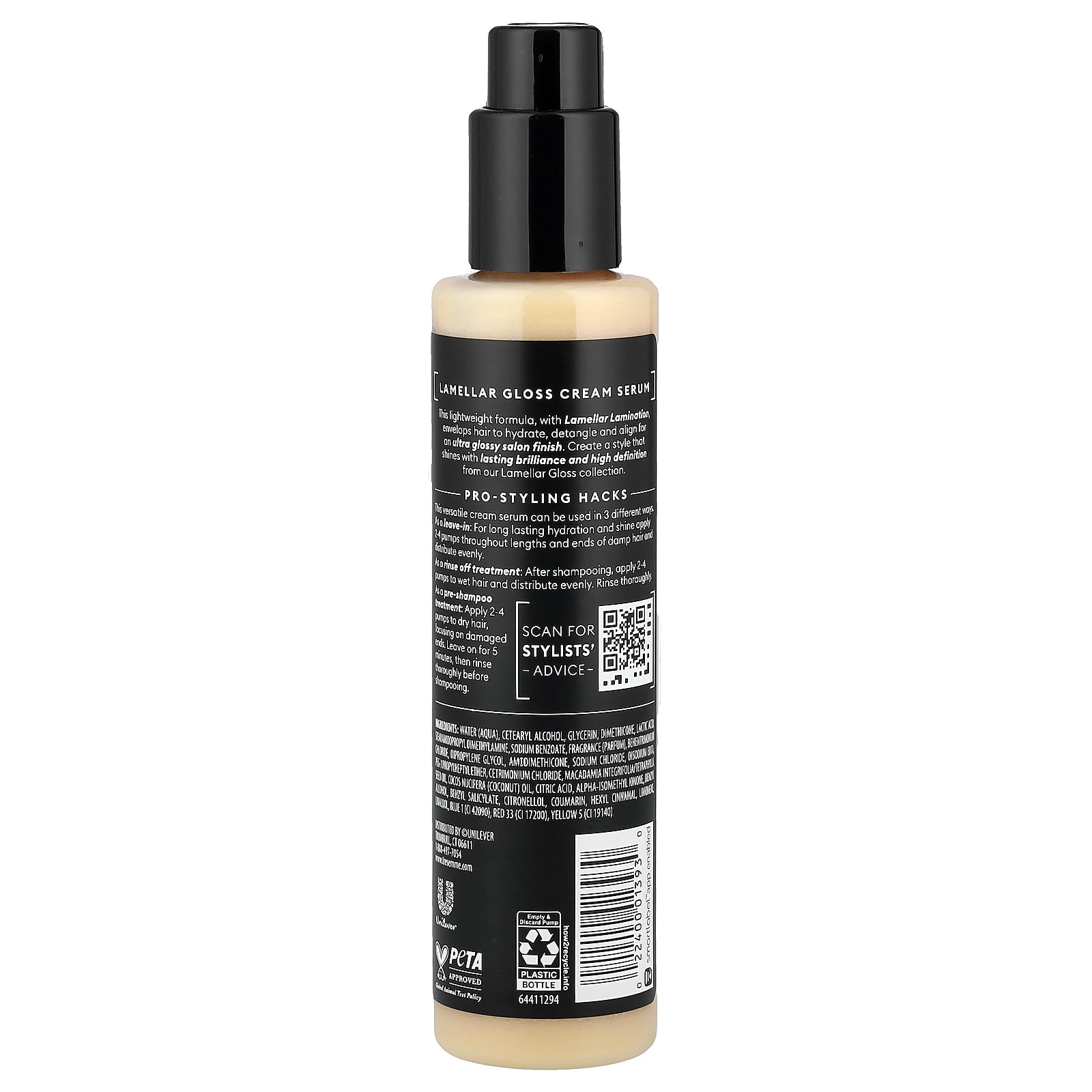 TRESemmé, Lamellar Gloss Cream Serum, 5.7 fl oz (168 ml)