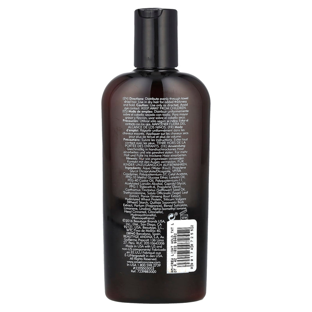 American Crew, Light Hold Texture Lotion, 8.4 fl oz (250 ml)