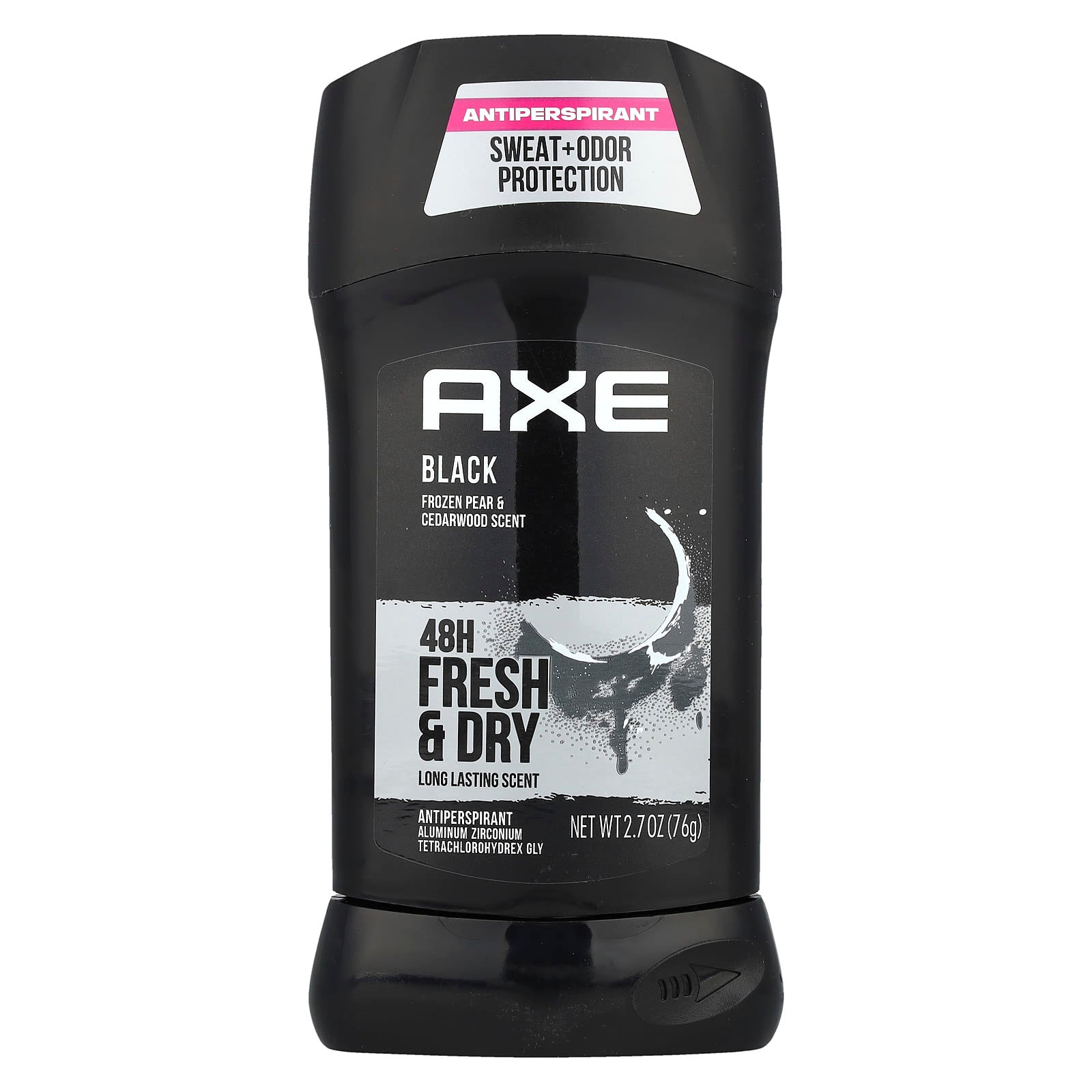 AXE, 48H Fresh & Dry, Antiperspirant, Black, Frozen Pear & Cedarwood, 2.7 oz (76 g)