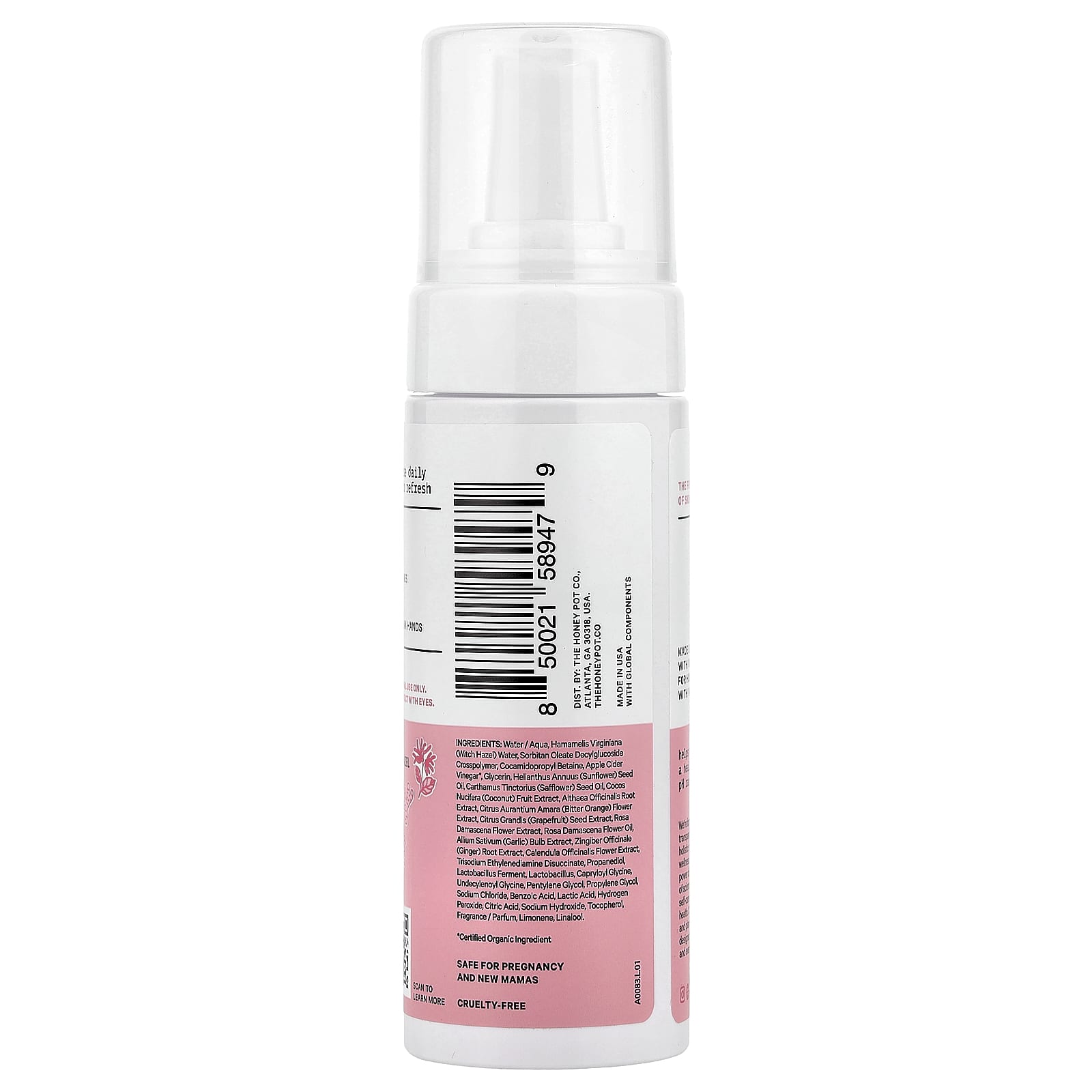 The Honey Pot Company, Soothing Witch Hazel Intimate Wash, 5.51 fl oz (163 ml)