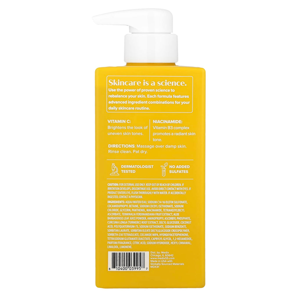 Medix 5.5, Body Wash, Radiant Glow, Vitamin C + Niacinamide, 15 fl oz (444 ml)