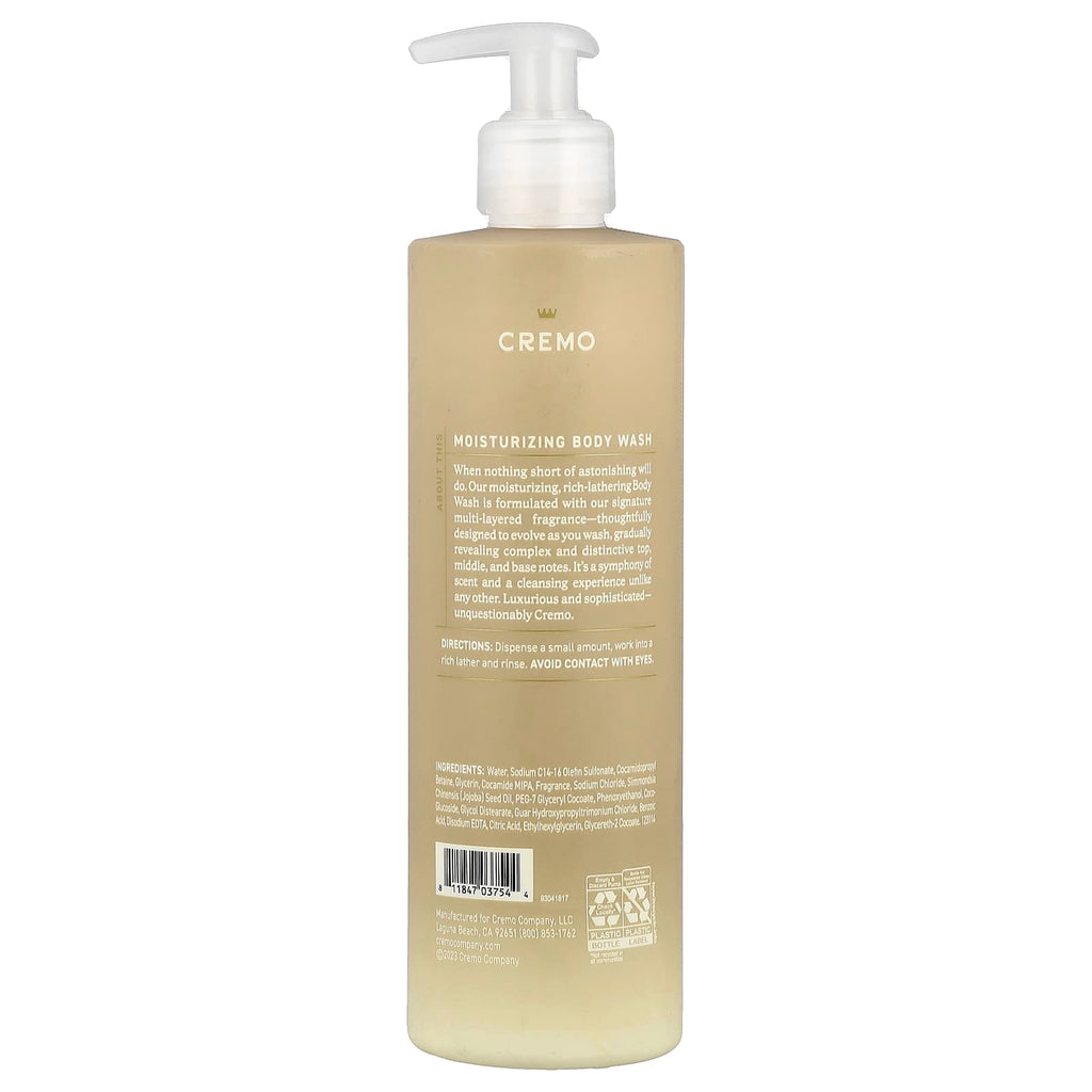 Cremo, Body Wash, White Jasmine Amber, 16 fl oz (473 ml)