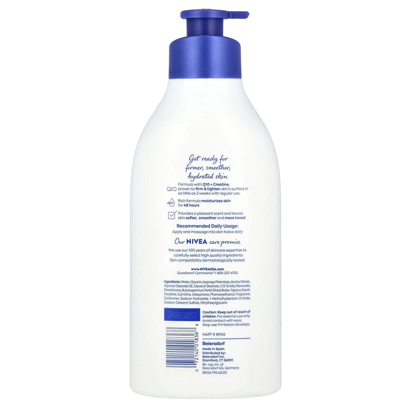 Nivea, Skin Firming Sheer Hydration Body Lotion, 33.8 fl oz (1,000 ml)