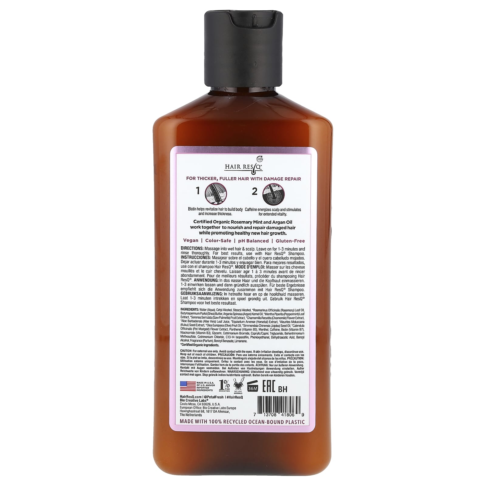 Petal Fresh, Hair ResQ®, Thickening Treatment, Weightless Conditioner, 12 fl oz (355 ml)