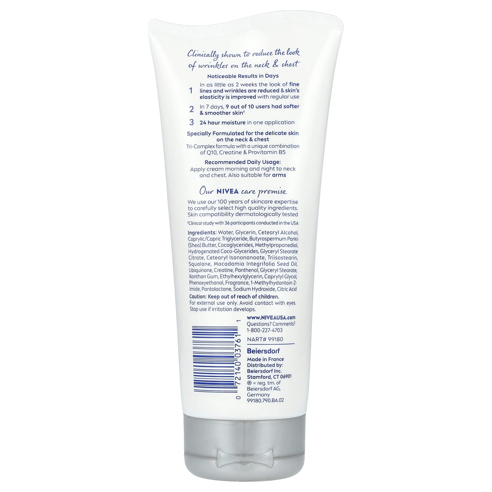 Nivea, Skin Firming & Anti-Wrinkle Neck & Chest Cream, 6.7 oz (189 g)