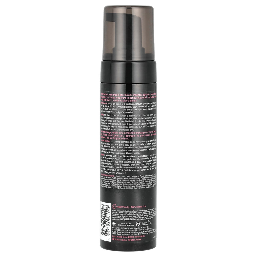 b.tan, Too Tan to Give A Damn, Insanely Dark, 6.7 fl oz (200 ml)
