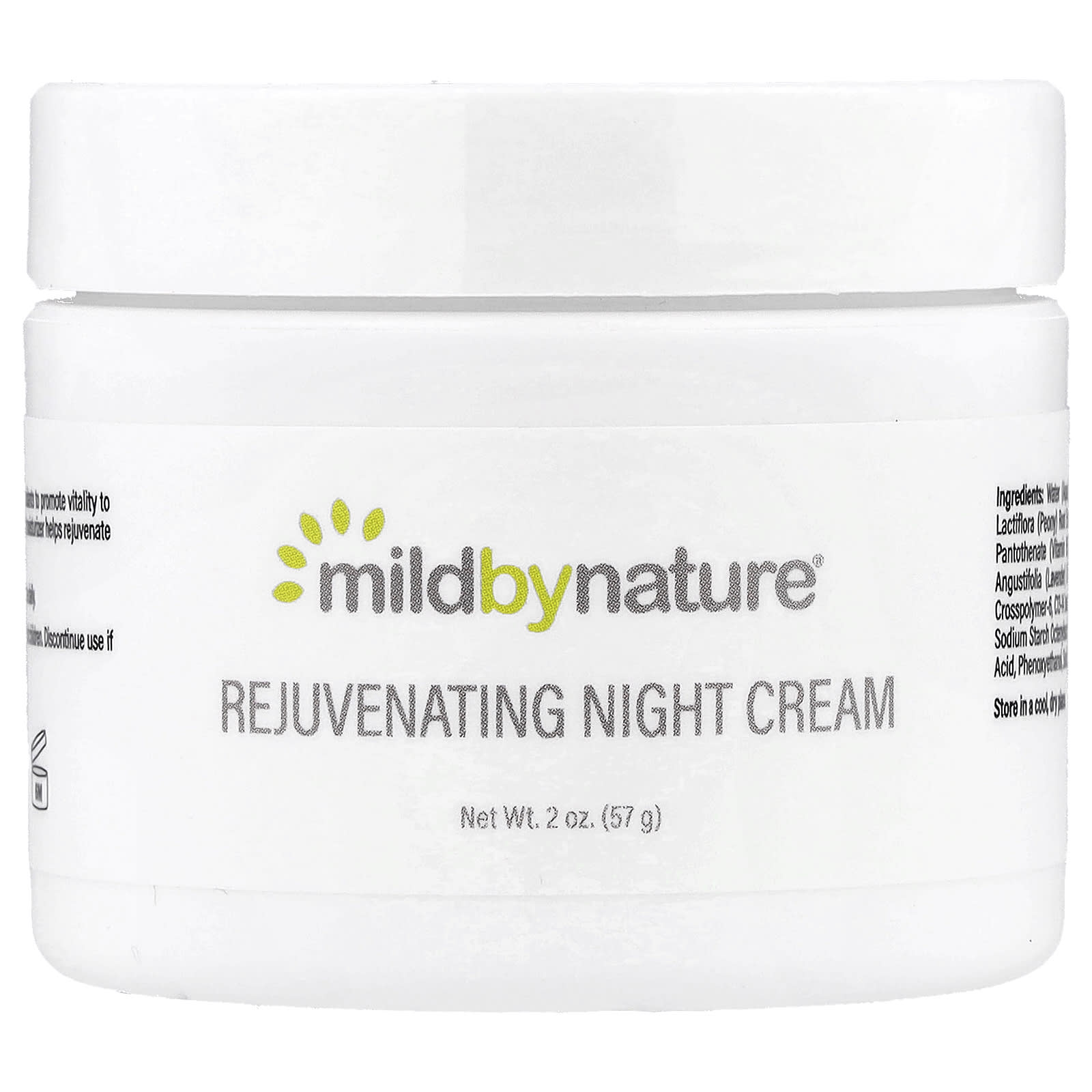 Mild By Nature, Rejuvenating Night Cream, 2 oz (57 g)
