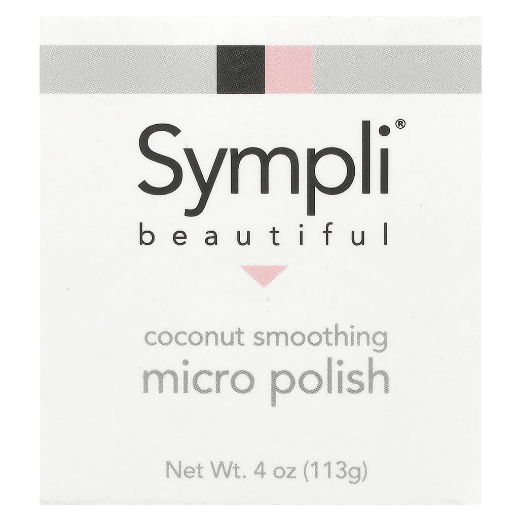 Sympli Beautiful, Coconut Smoothing Micro Polish , 4 oz (113 g)