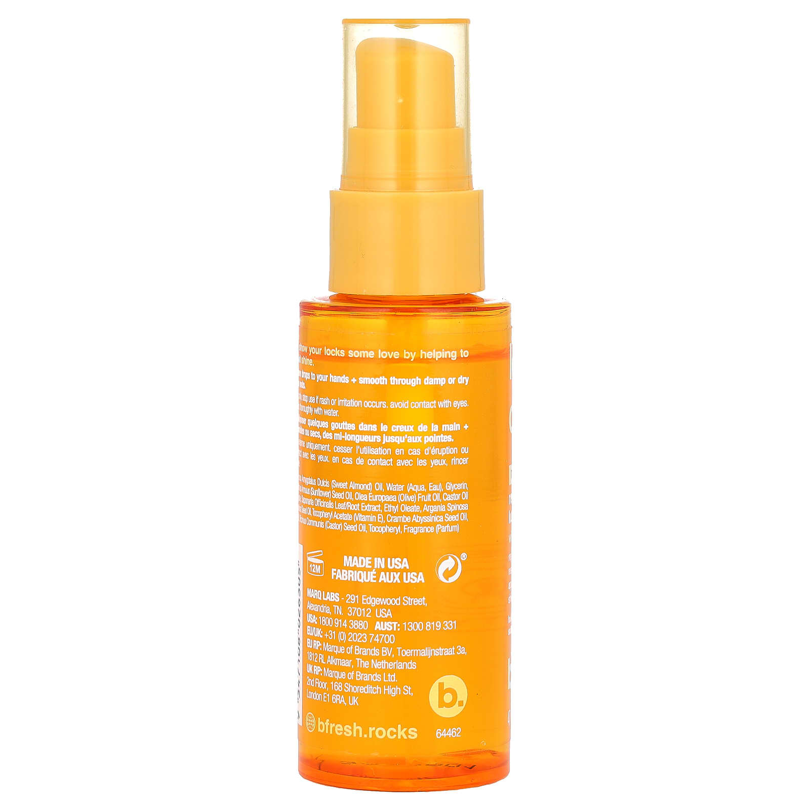 b.fresh, Restorative Lux Oil Complex, Mighty Mango, 1.6 fl oz (47 ml)