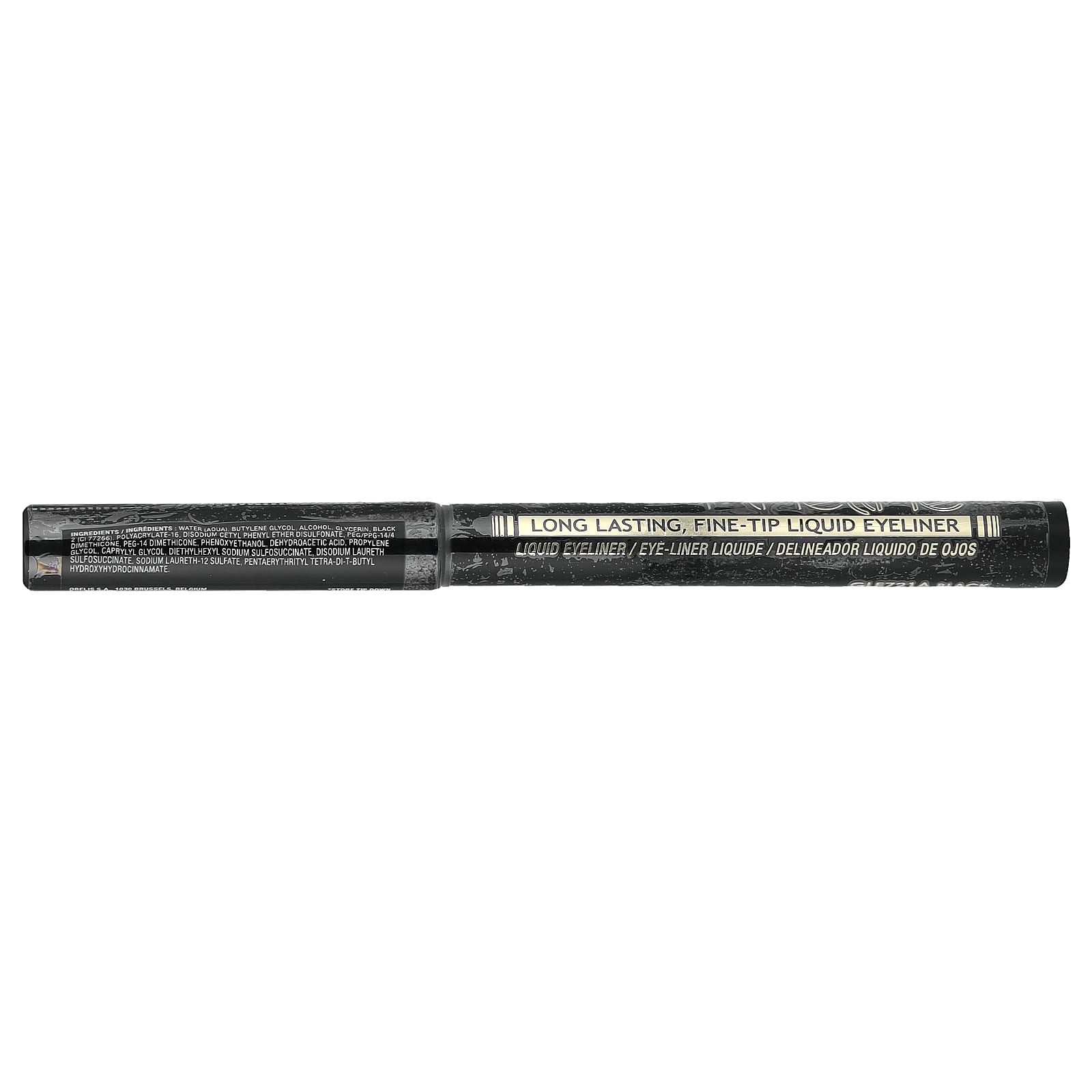 L.A. Girl, Fineline Eyeliner, GLE721 Black, 0.037 fl oz (1.1 ml)