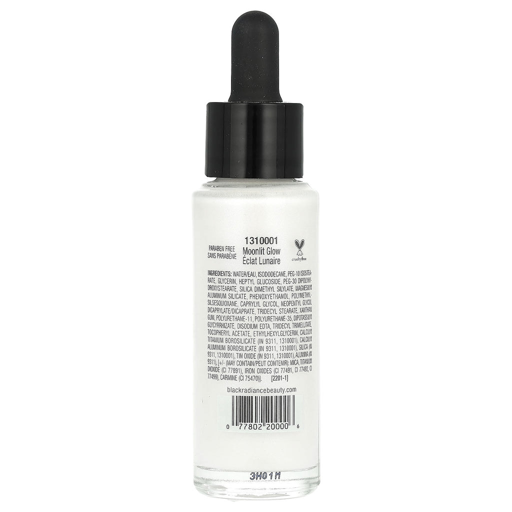 Black Radiance, Liquid Radiance Highlighter, Moonlit Glow, 1 fl oz (30 ml)