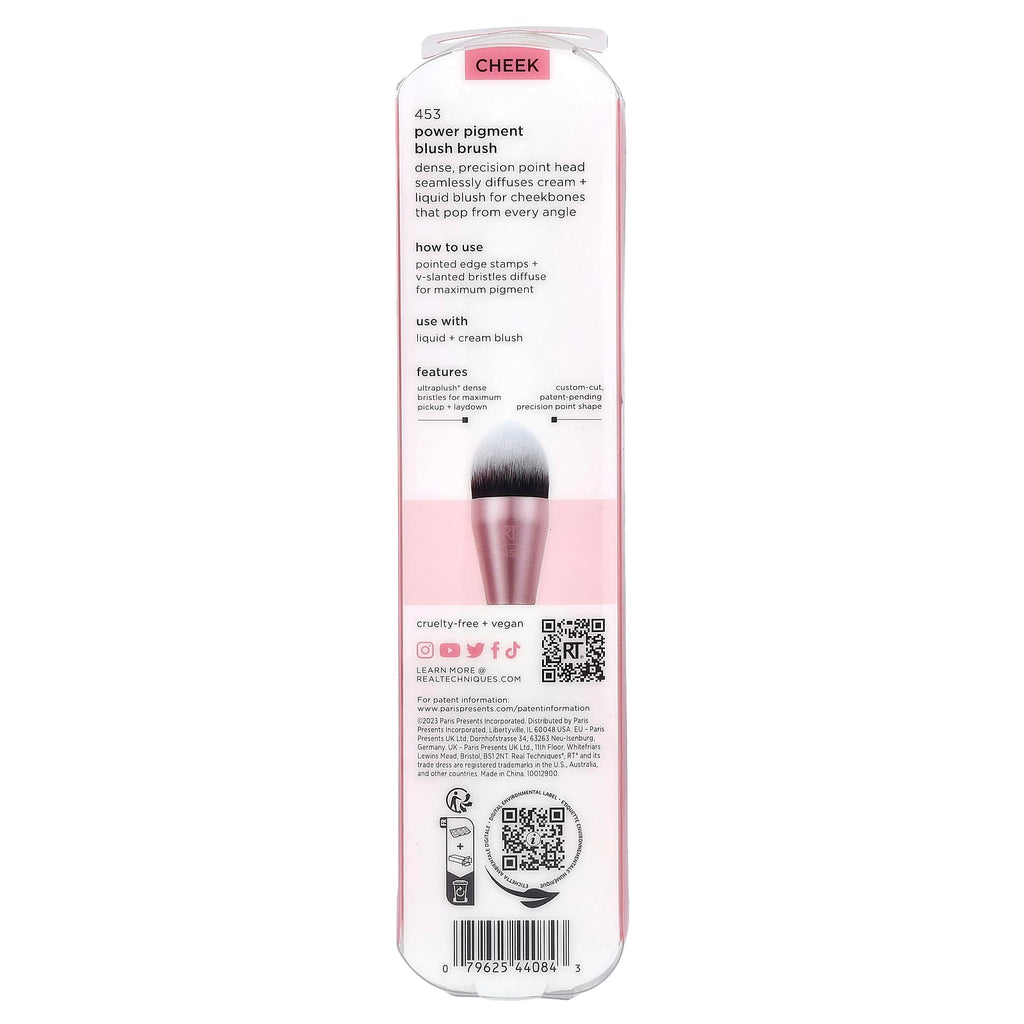 Real Techniques, Power Pigment Blush Brush, 1 Brush