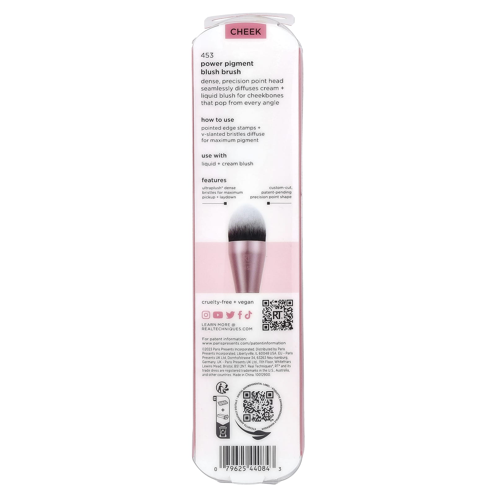 Real Techniques, Power Pigment Blush Brush, 1 Brush