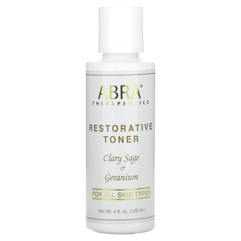 Abra Therapeutics, Restorative Toner, Clary Sage & Geranium, 4 fl oz (120 ml)