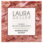 Laura Geller, Baked Blush-N-Brighten, Marbleized Blush, 0018029B Sunswept, 0.16 oz (4.5 g)