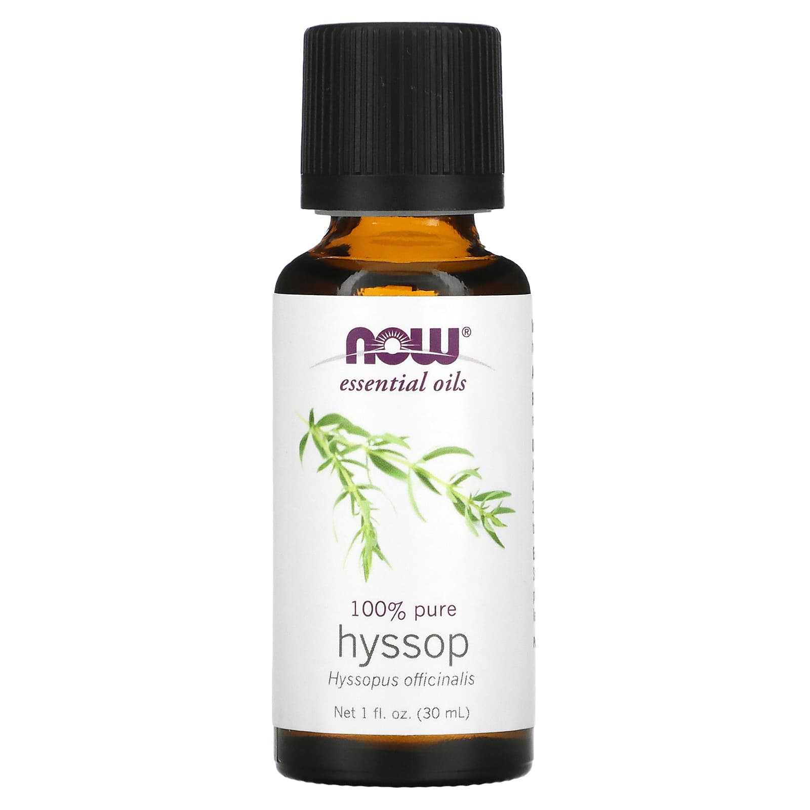 NOW Foods, Essential Oils, Hyssop, 1 fl oz (30 ml)