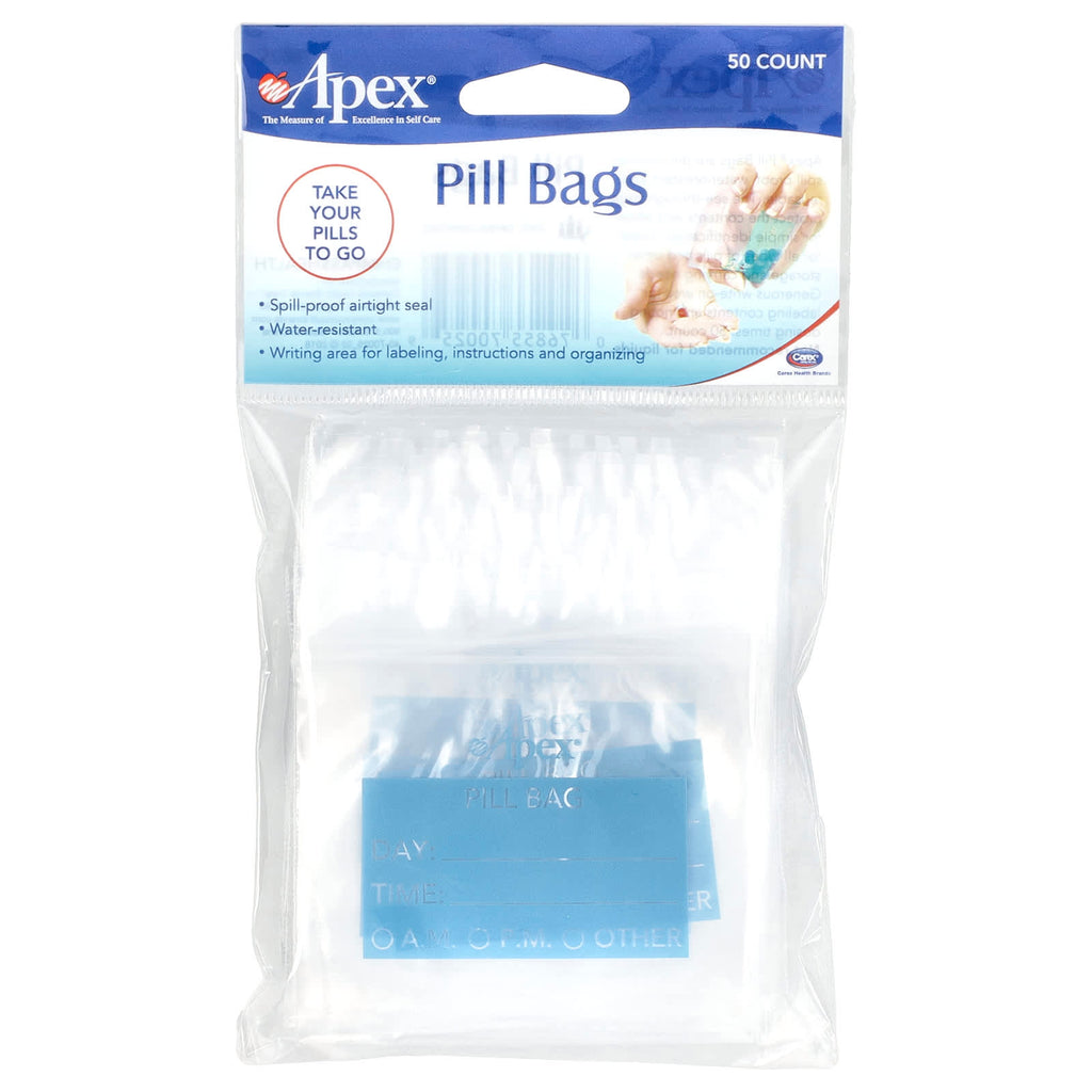 Apex, Pill Bags, 50 Count