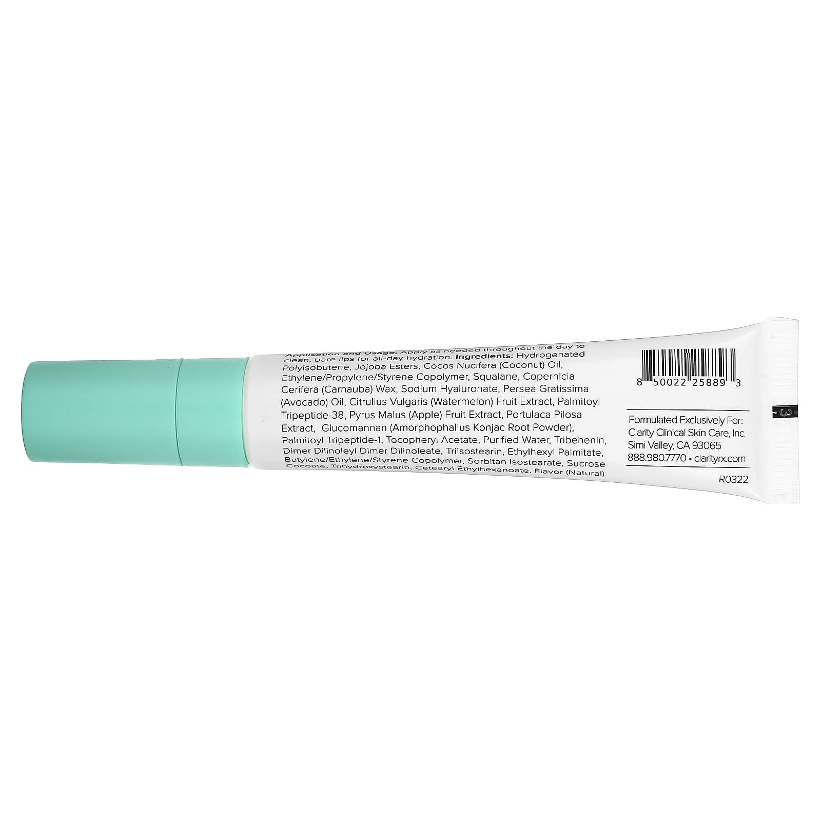 ClarityRx, Daily Dose of Water Lip Treatment, 0.4 oz (11.5 g)