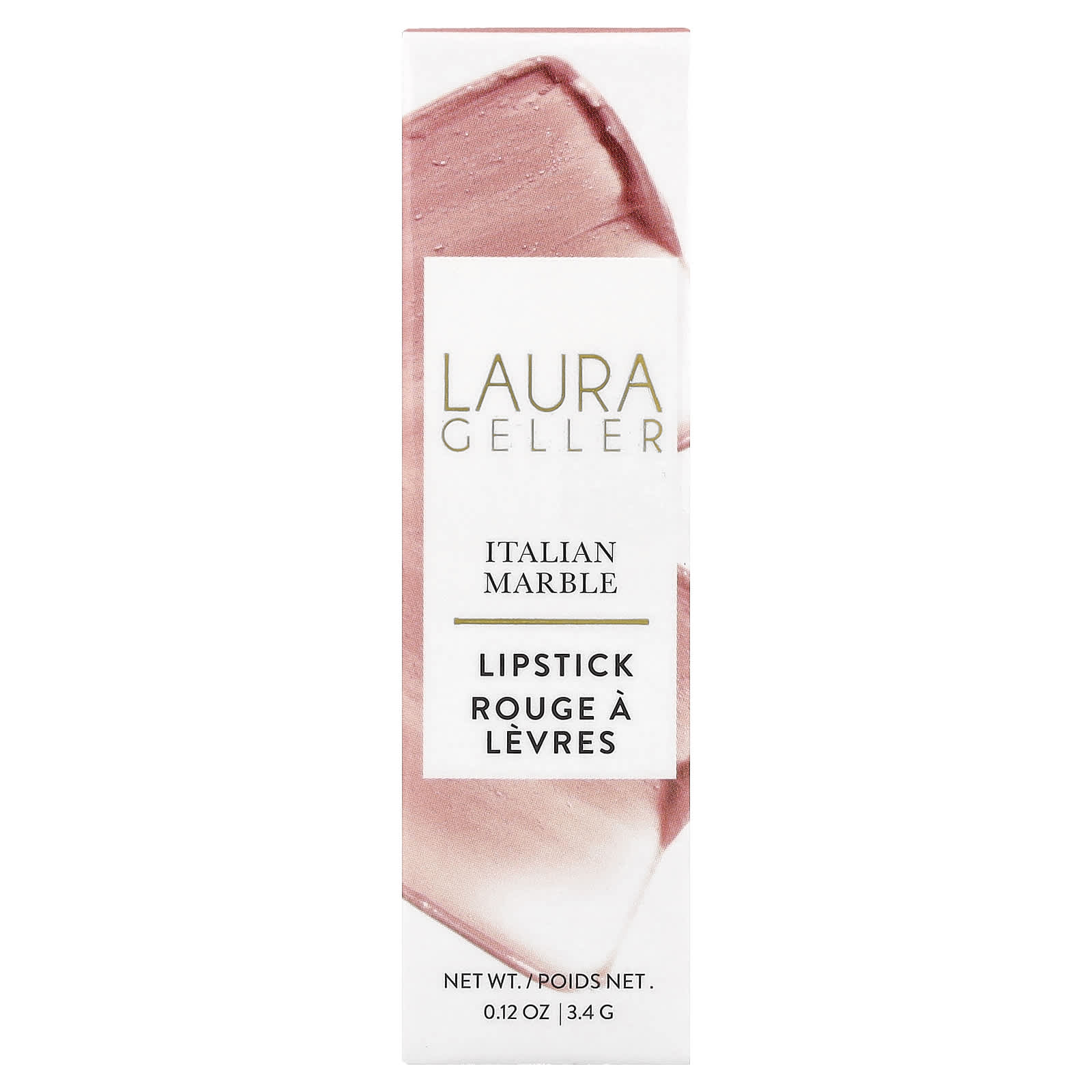 Laura Geller, Italian Marble Lipstick, 0048029 Berry Vanilla, 0.12 oz (3.4 g)