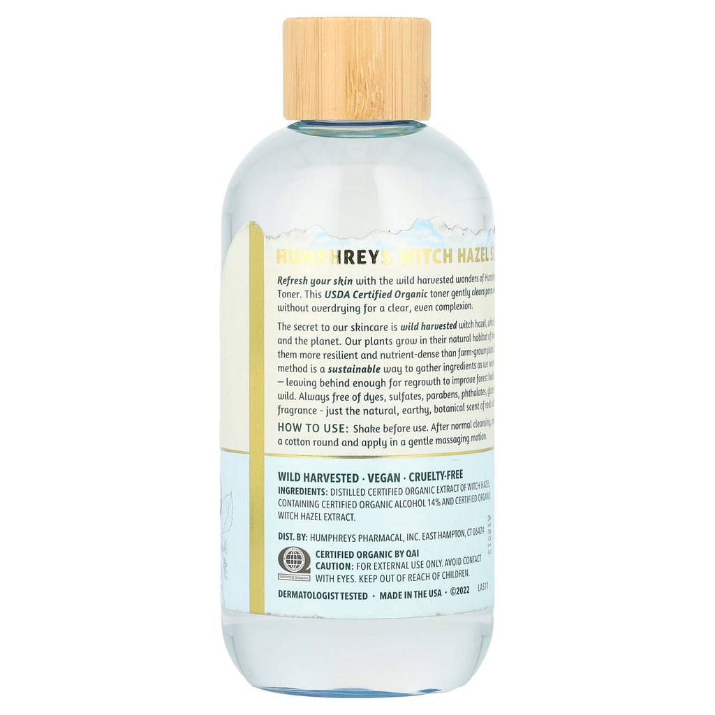 Humphreys, Witch Hazel, Clarifying Toner, 8 fl oz (236 ml)