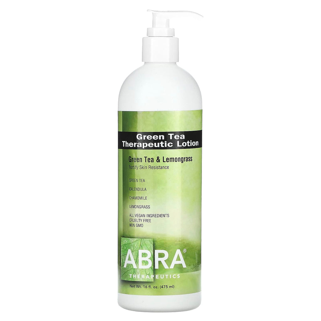 Abra Therapeutics, Green Tea Therapeutic Lotion, 16 fl oz (475 ml)