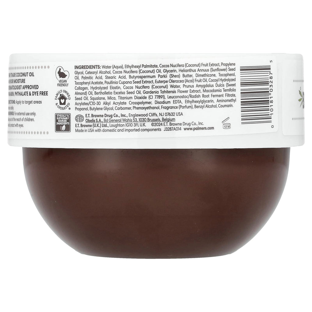 Palmer's, Coconut Oil Formula® with Vitamin E, Brazilian Coco Cream, Whipped, 8.8 oz (250 g)