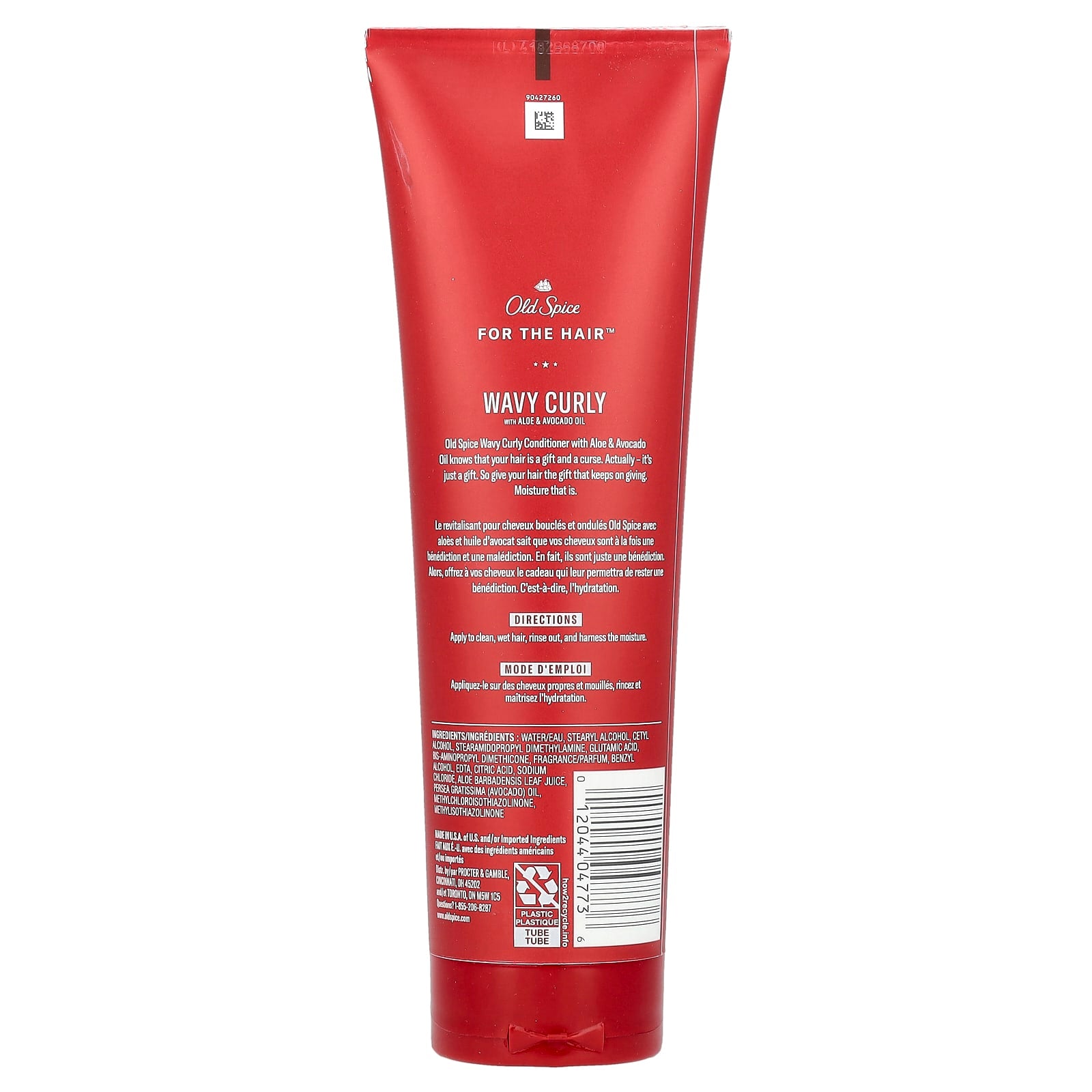 Old Spice, Wavy Curly Conditioner with Aloe & Avocado Oil, 8 fl oz (237 ml)