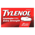Tylenol, Acetaminophen Pain Reliever Fever Reducer For Adults, 500 mg, 24 Caplets