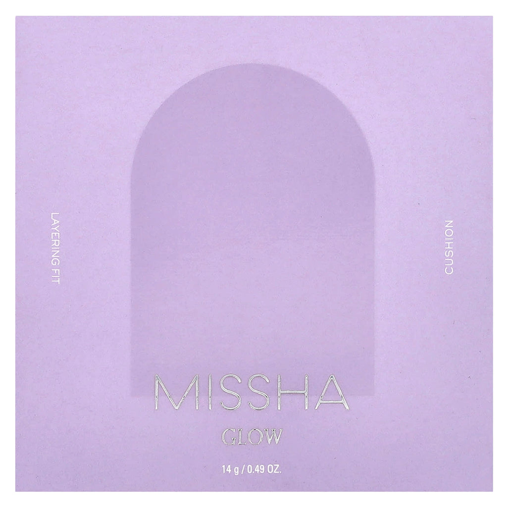 Missha, Glow Layering Fit Cushion, No. 23 Sand, 0.49 oz (14 g)